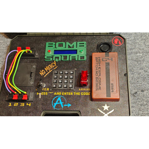 Atrapa Bomby Taktycznej – Elektroniczny Rekwizyt ASG/Paintball | Battle Gear Ghost