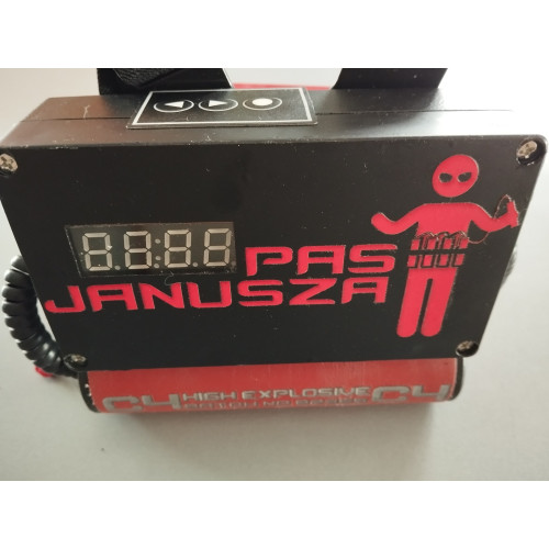 Pas Janusza – Elektroniczny Pas z Ładunkiem i Dezaktywatorem | BattleGear