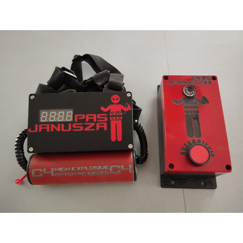 Pas Janusza – Elektroniczny Pas z Ładunkiem i Dezaktywatorem | BattleGear