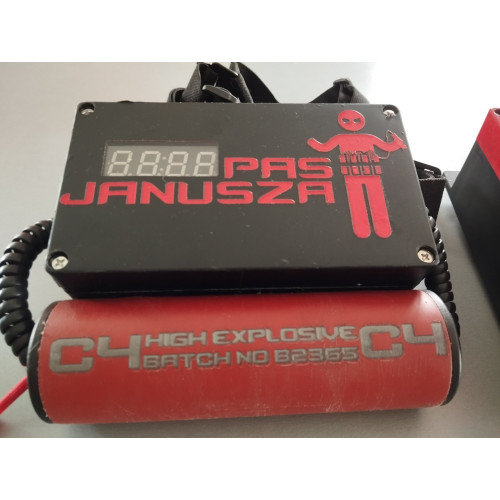 Pas Janusza – Elektroniczny Pas z Ładunkiem i Dezaktywatorem | BattleGear